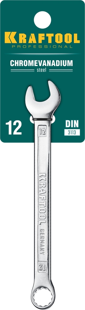 KRAFTOOL  12 мм, комбинированный гаечный ключ (27079-12) 27079-12_z01