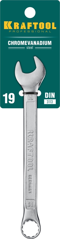 KRAFTOOL  19 мм, комбинированный гаечный ключ (27079-19) 27079-19_z01