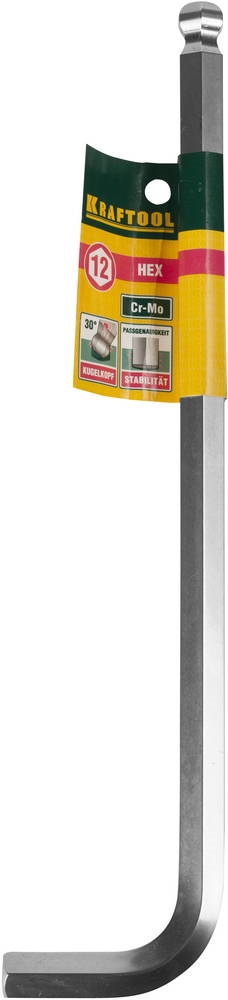 KRAFTOOL  Hex 12, длинный имбусовый ключ (27437-12) 27437-12