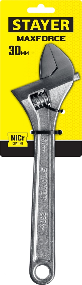 STAYER  MAX-Force, 250/30 мм, разводной ключ (2725-25) 2725-25_z01