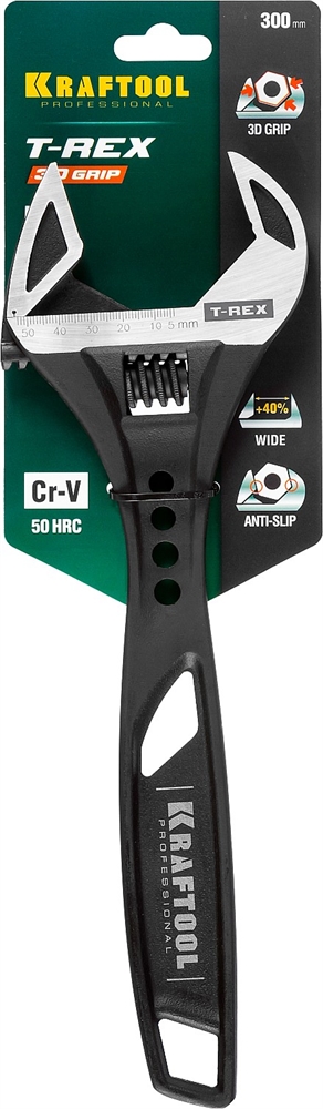 KRAFTOOL  T-REX, 300/53 мм, силовой разводной ключ (27254-30) 27254-30