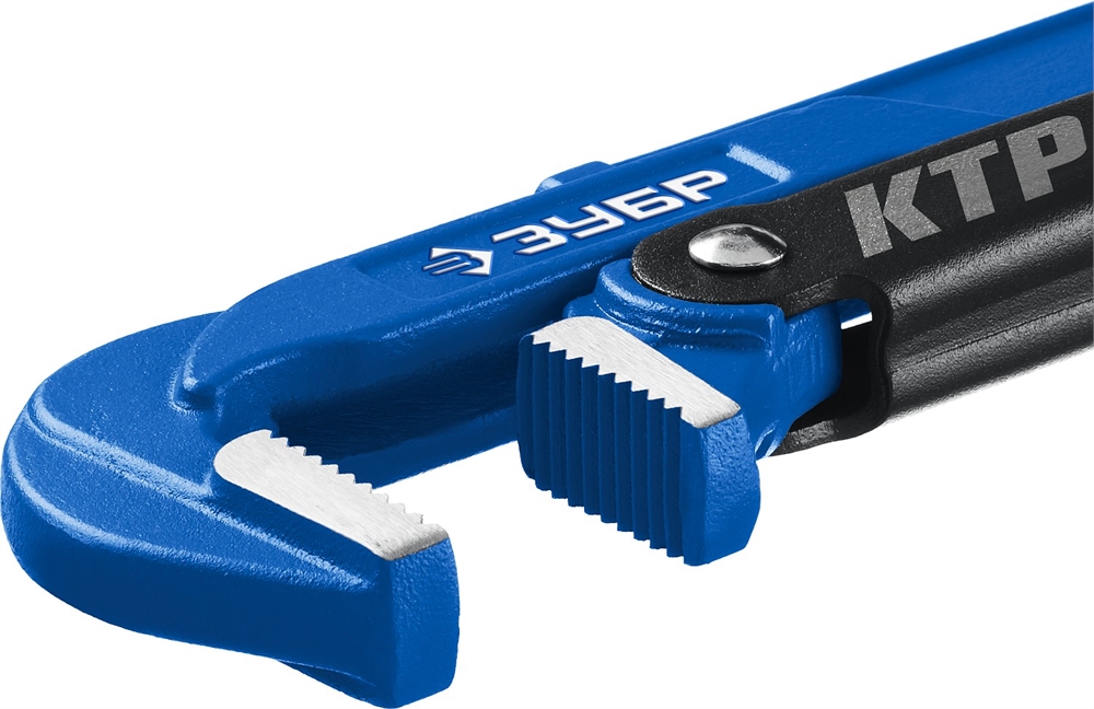 ЗУБР  КТР-90, №4, 3″, 670 мм, трубный ключ с прямыми губками, Профессионал (27335-4) 27335-4_z02