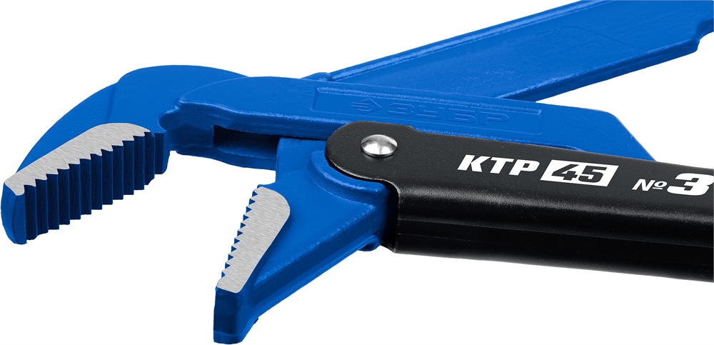 ЗУБР КТР-45, №3, 2″, 560 мм, тип ″Т″, трубный ключ с изогнутыми губками, Профессионал (27337-3) 27337-3_z02