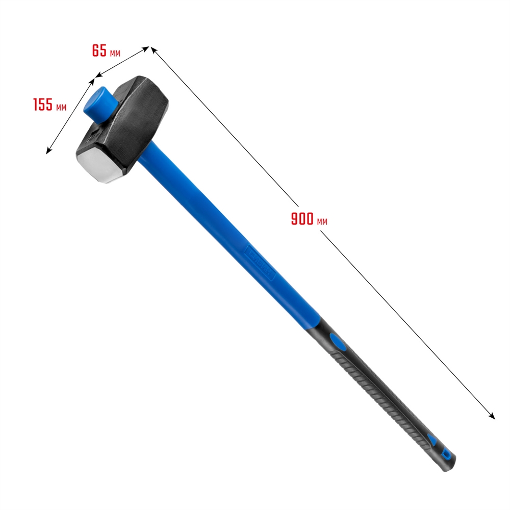 СИБИН  5 кг, кувалда с удлинённой рукояткой (20134-5) 20134-5