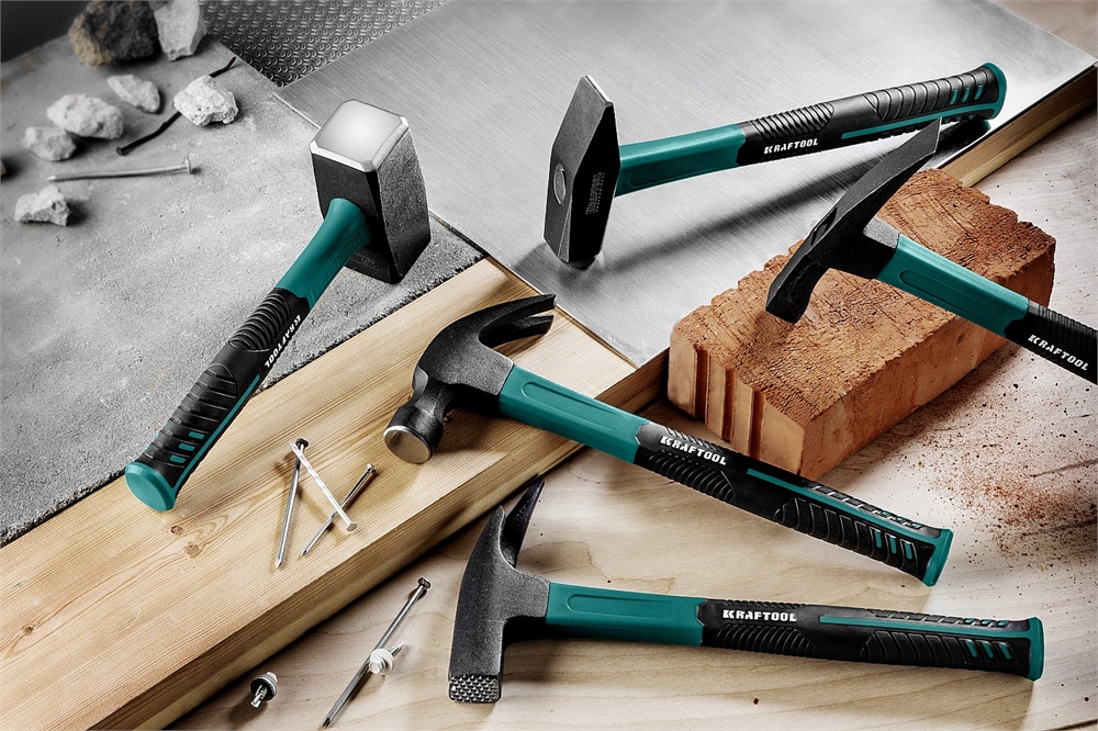 KRAFTOOL  Fiberglass, 600 г, молоток каменщика (20192) 20192