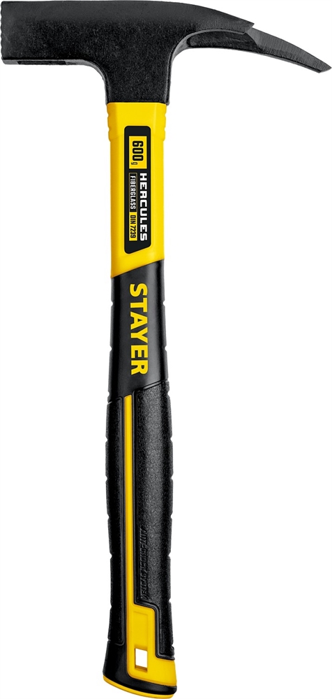 STAYER  Hercules, 600 г, молоток кровельщика с фиберглассовой рукояткой, Professional (20201_z01) 20201_z01
