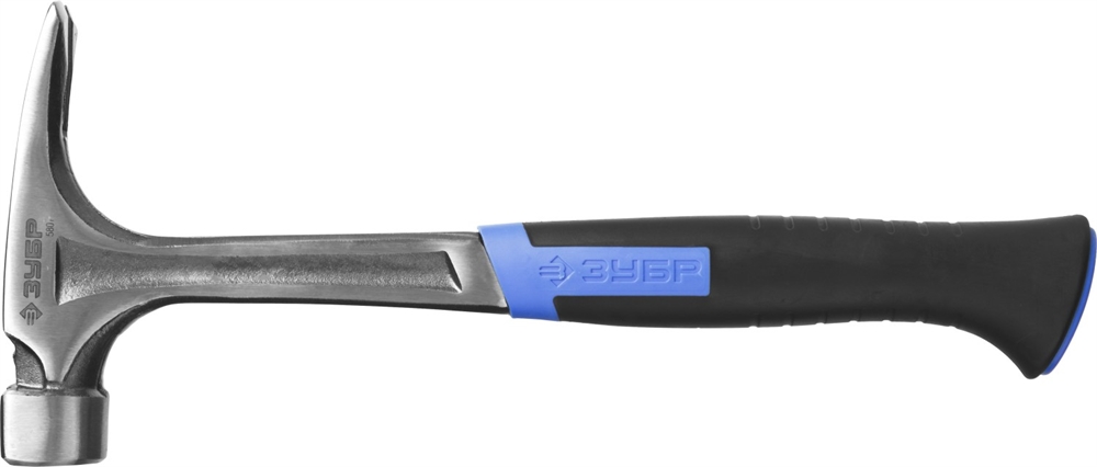 ЗУБР  560 г, цельнокованый столярный молоток-гвоздодёр, Профессионал (20258-580) 20258-580