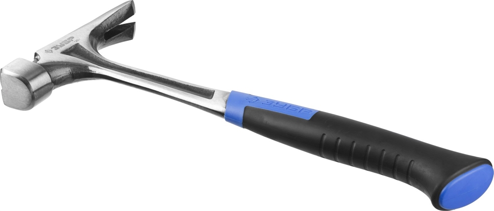 ЗУБР  560 г, цельнокованый столярный молоток-гвоздодёр, Профессионал (20258-580) 20258-580