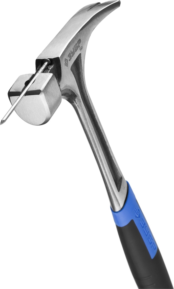 ЗУБР  560 г, цельнокованый столярный молоток-гвоздодёр, Профессионал (20258-580) 20258-580