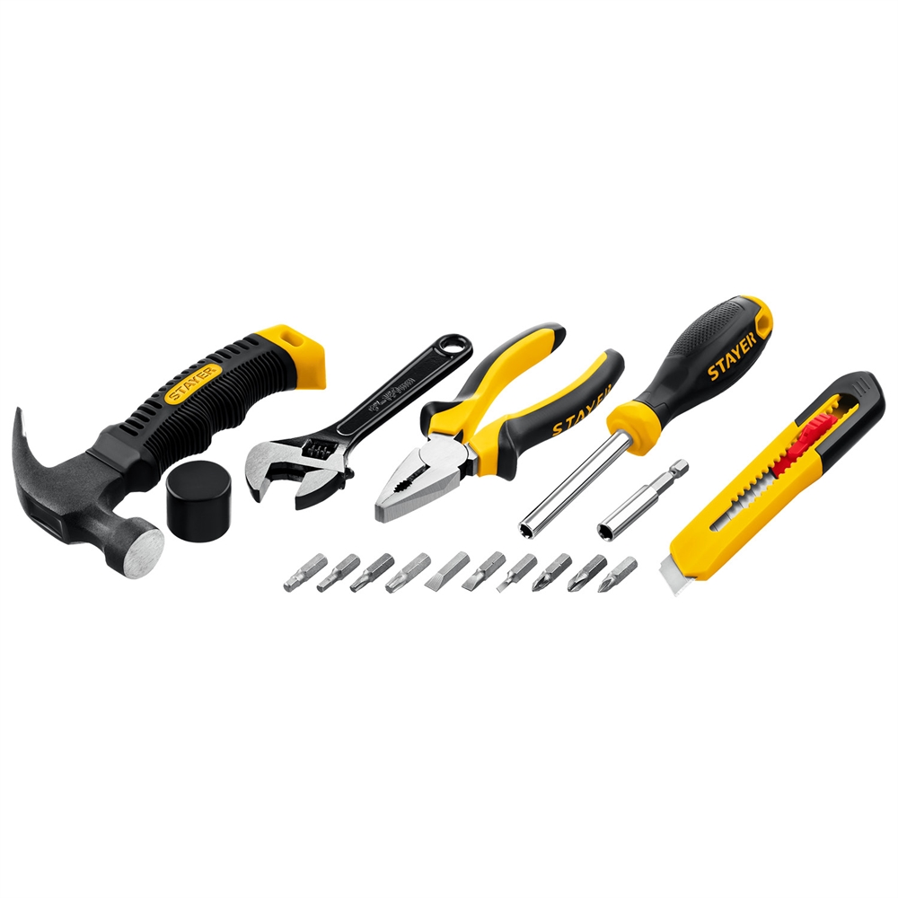 STAYER  Master-17, 17 предм., универсальный набор инструмента для дома (2205-H17) 2205-H17