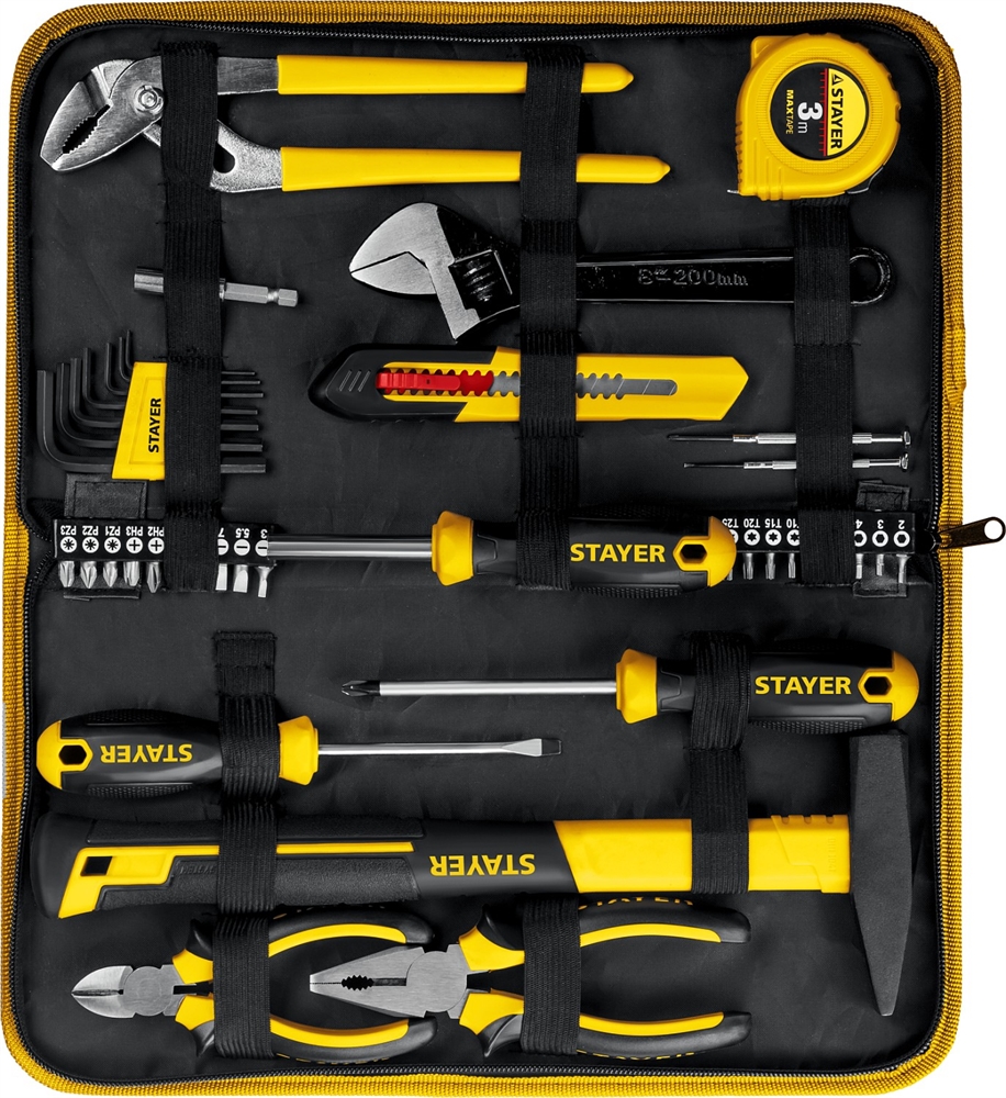 STAYER  Master-40, 40 предм., универсальный набор инструмента для дома (22052-H40) 22052-H40