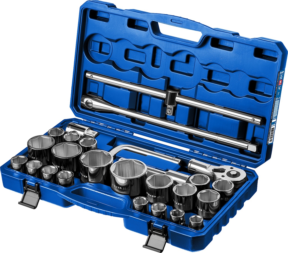 ЗУБР  НКТ-26, 26 предм., (3/4″+1″), набор инструмента для крупногабаритной техники, Профессионал (27660-H26) 27660-H26_z02