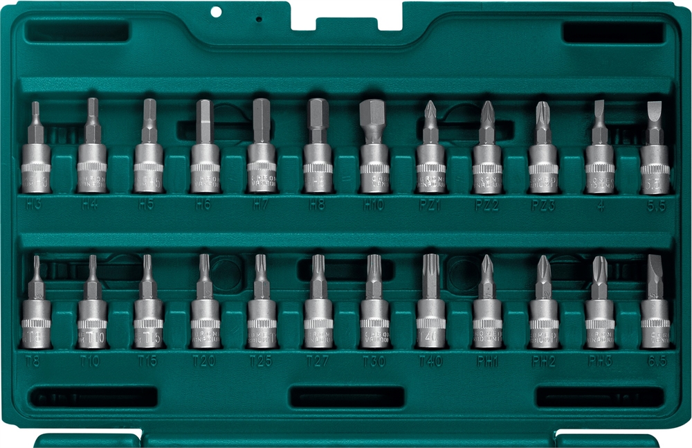 KRAFTOOL  X-Drive, 57 предм., (1/4″), универсальный набор инструмента (27885-H57) 27885-H57