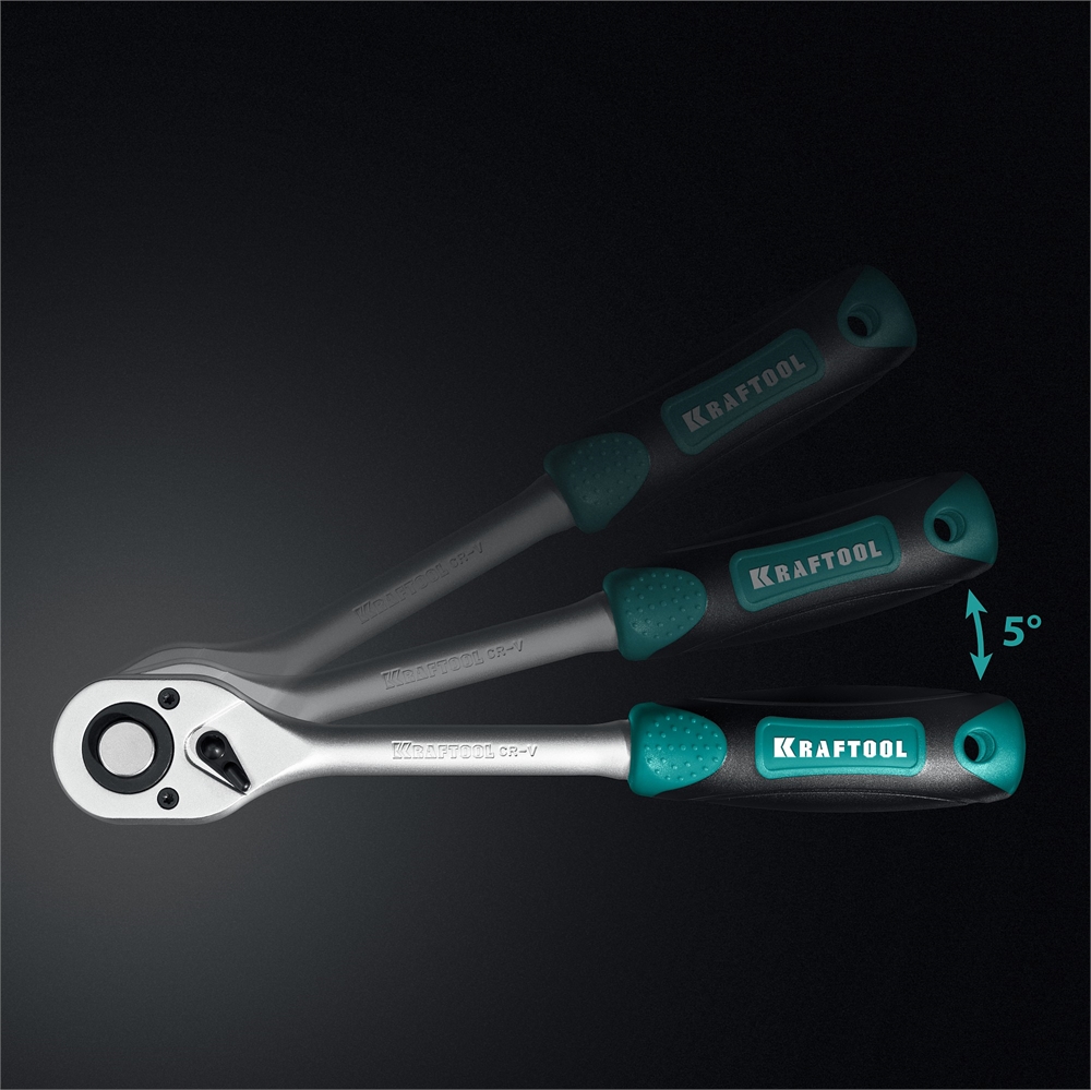 KRAFTOOL  X-Drive 82, 82 предм., (1/2″+1/4″), универсальный набор инструмента (27887-H82) 27887-H82_z03