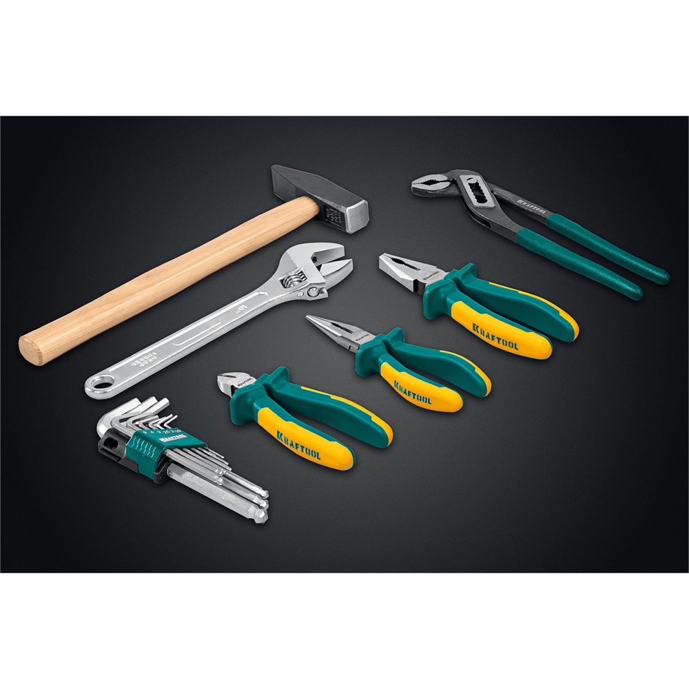 KRAFTOOL  GRAND-131, 131 предм., (1/2″+1/4″), универсальный набор инструмента (27978-H131) 27978-H131