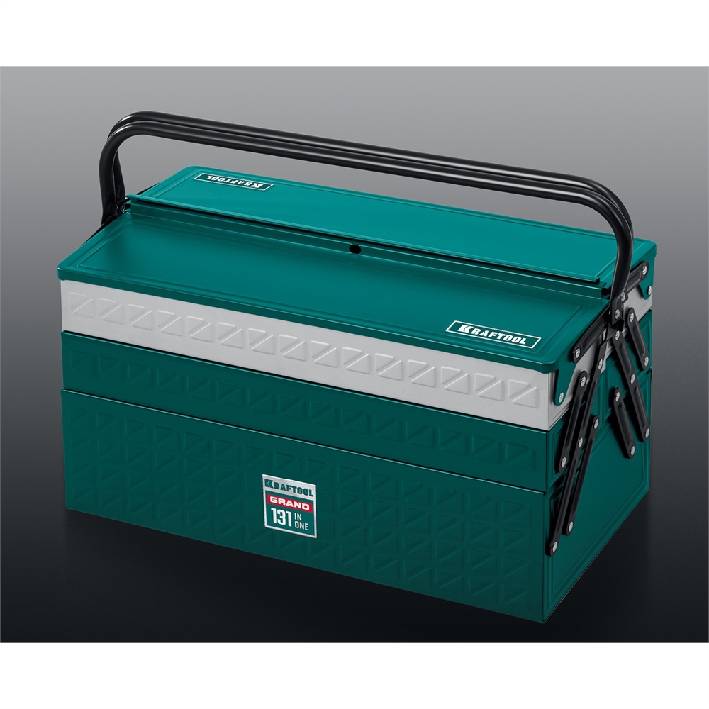 KRAFTOOL  GRAND-131, 131 предм., (1/2″+1/4″), универсальный набор инструмента (27978-H131) 27978-H131