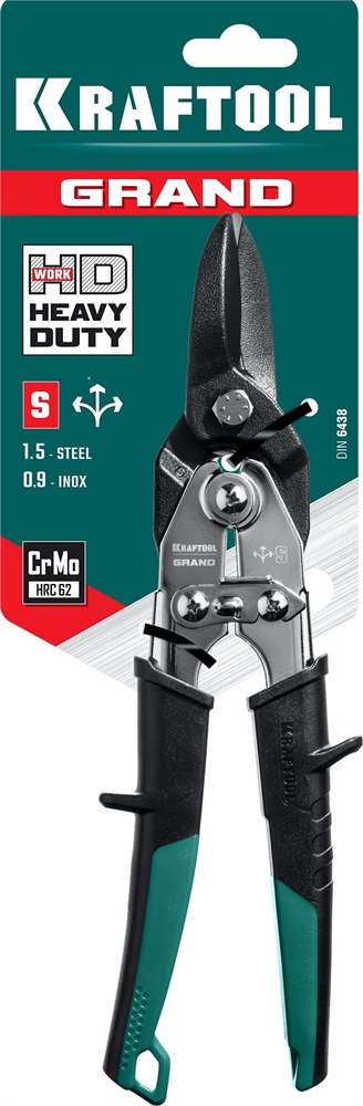 KRAFTOOL  Grand, 270 мм, прямые ножницы по металлу (2324-S) 2324-S_z02