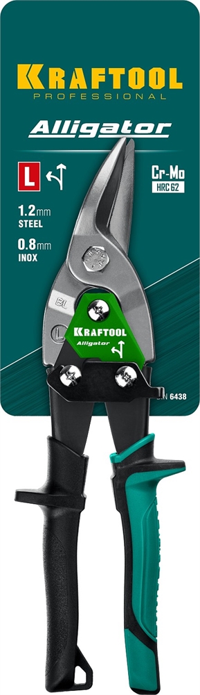 KRAFTOOL  Alliator, 250 мм, левые ножницы по металлу (2328-L) 2328-L