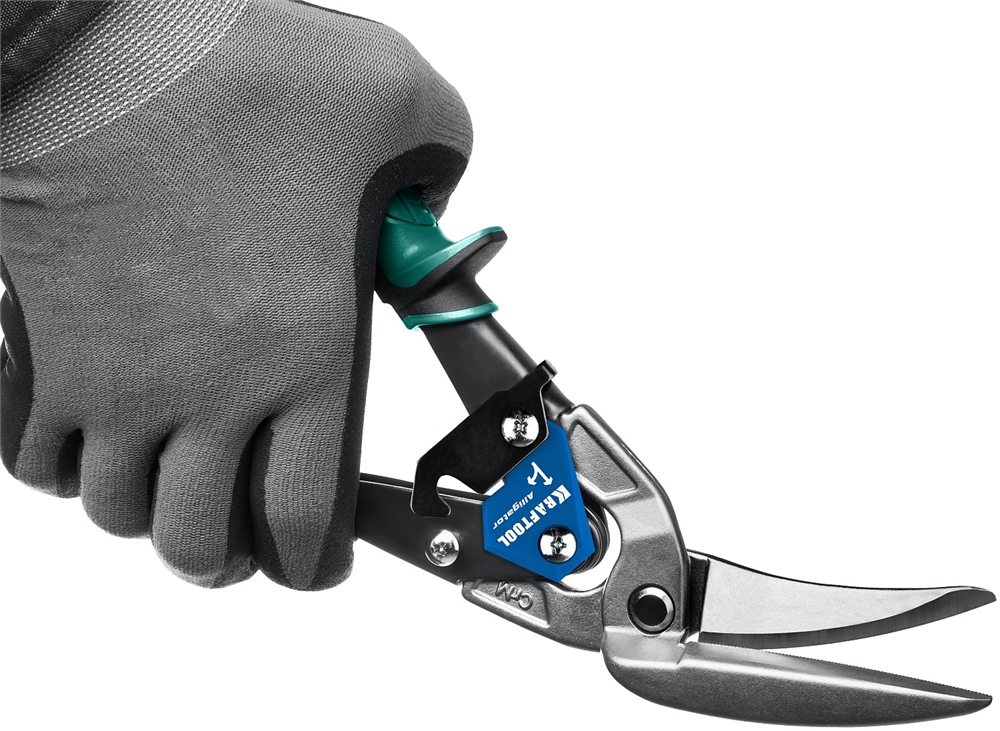 KRAFTOOL  Alliator, 280 мм, правые усиленные ножницы по металлу с выносом (2328-RL) 2328-RL