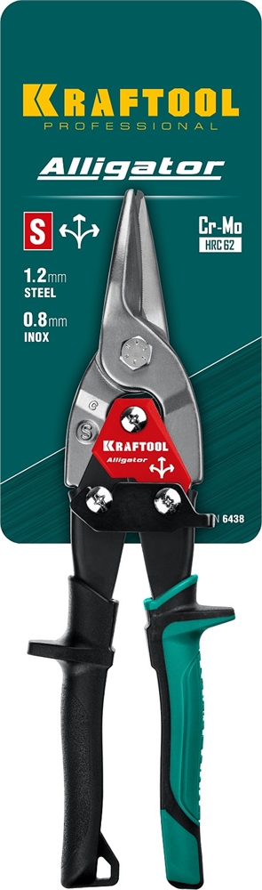 KRAFTOOL  Alliator, 250 мм, прямые ножницы по металлу (2328-S) 2328-S