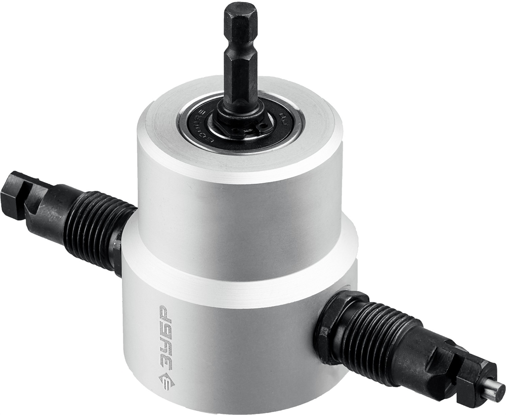 ЗУБР  Сверчок, набор в кейсе, насадка-ножницы для реза листового металла, Профессионал (23294) 23294