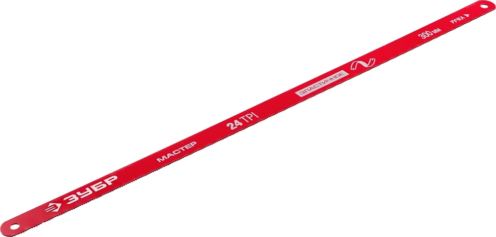 ЗУБР  МАСТЕР-24, 24 TPI, 300 мм, 10 шт, гибкое полотно по металлу (15853-24-10) 15853-24-10_z01