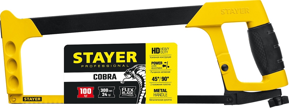 STAYER  Cobra, 300 мм, ножовка по металлу (2-15791) 2-15791_z02