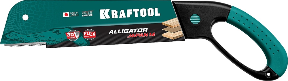KRAFTOOL  Alligator Japan 14, 300 мм, ножовка по дереву (1-15181-30-14) 1-15181-30-14