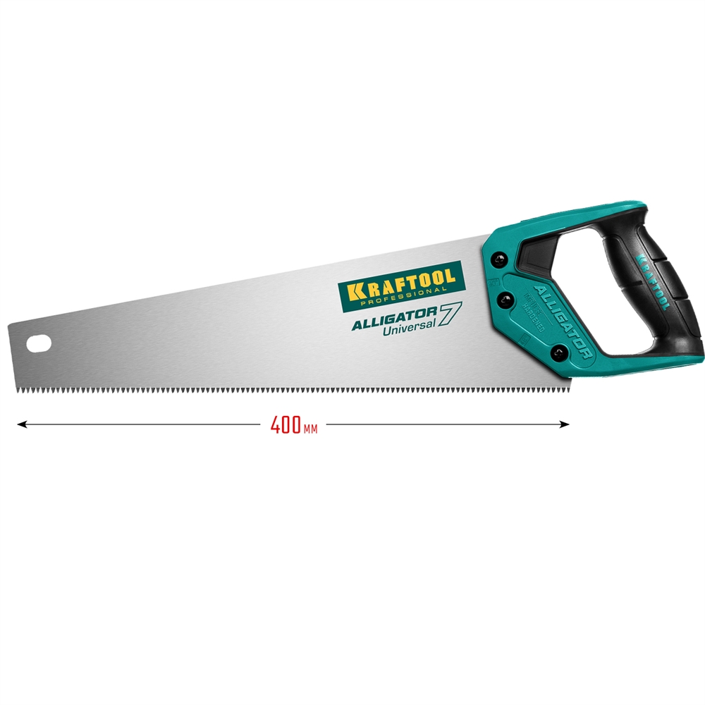 KRAFTOOL  Alligator Universal 7, 400 мм, универсальная ножовка (15004-40) 15004-40_z01