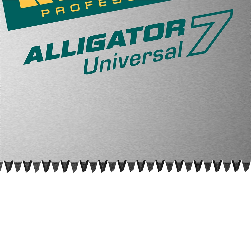 KRAFTOOL  Alligator Universal 7, 550 мм, 7 TPI, 3D зуб, универсальная ножовка (15004-55) 15004-55
