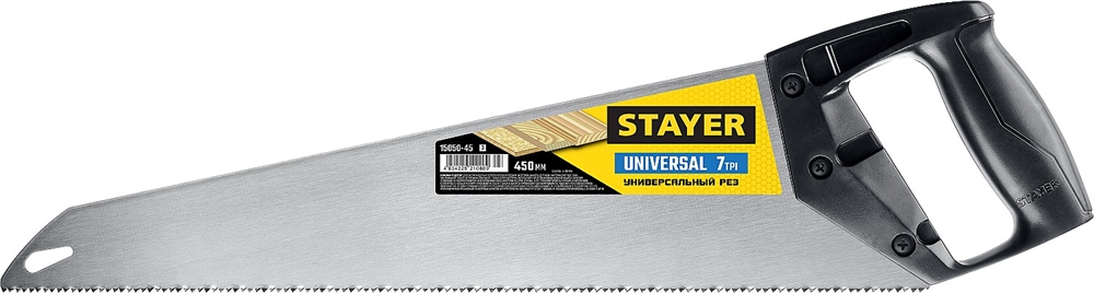 STAYER  Universal, 450 мм, универсальная ножовка (15050-45) 15050-45_z03