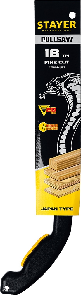 STAYER  Cobra PullSaw, 300 мм, выкружная ножовка, Professional (15088) 15088