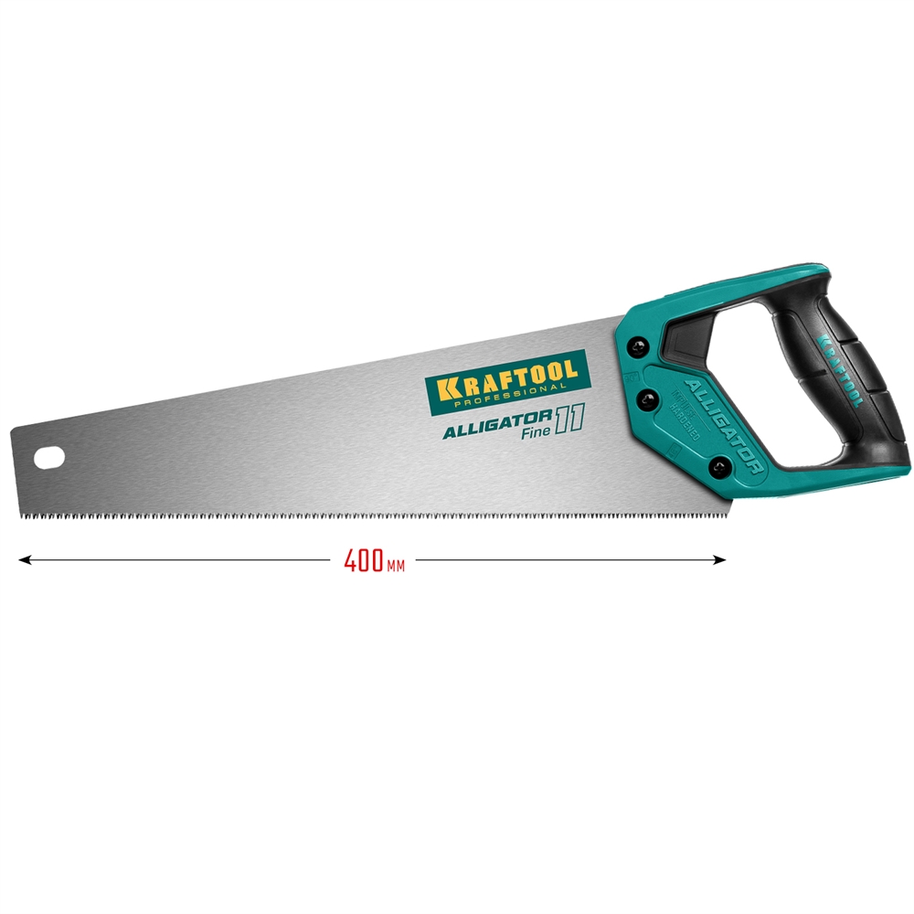 KRAFTOOL  Alligator Fine 11, 400 мм, ножовка для точного реза (15203-40) 15203-40