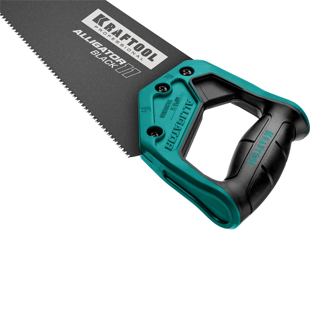 KRAFTOOL  Alligator Black 11, 500 мм, ножовка для точного реза (15205-50) 15205-50