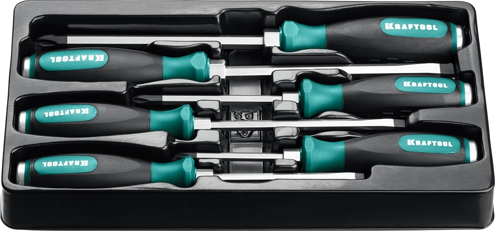KRAFTOOL  Impact, 6 шт, набор ударных отверток (25025) 25025