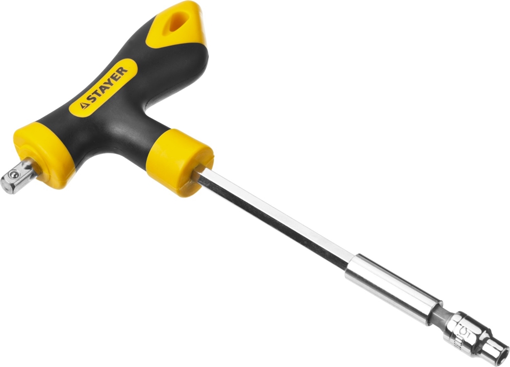 STAYER  T-Compact-43, 43 предм., реверсивная отвертка с насадками (25084-H43) 25084-H43