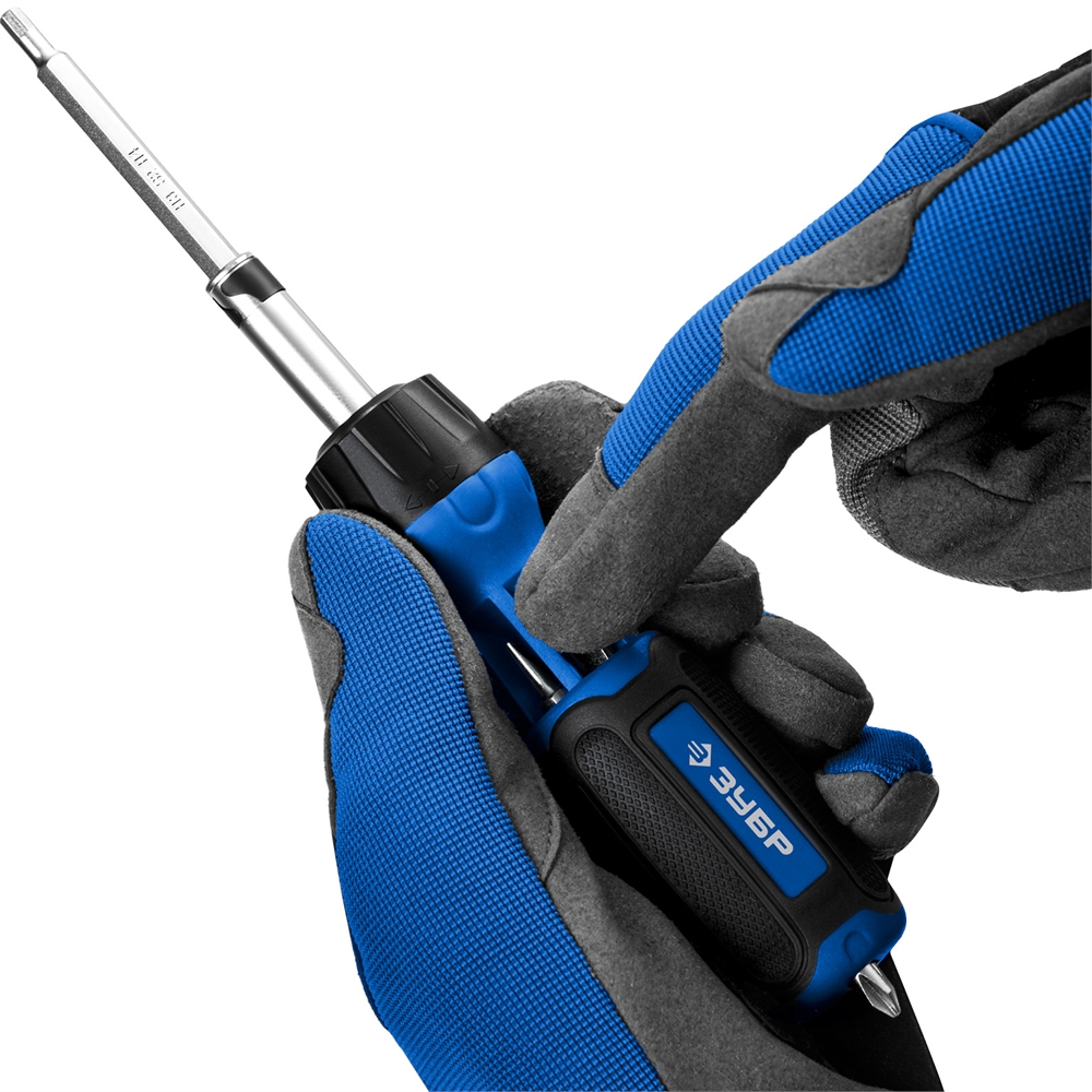 ЗУБР  12 предм., реверсивная отвертка, Профессионал (25169) 25169