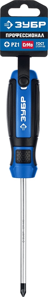 ЗУБР  PZ1 x 100 мм, отвёртка, Профессионал (25233-1) 25233-1_z01
