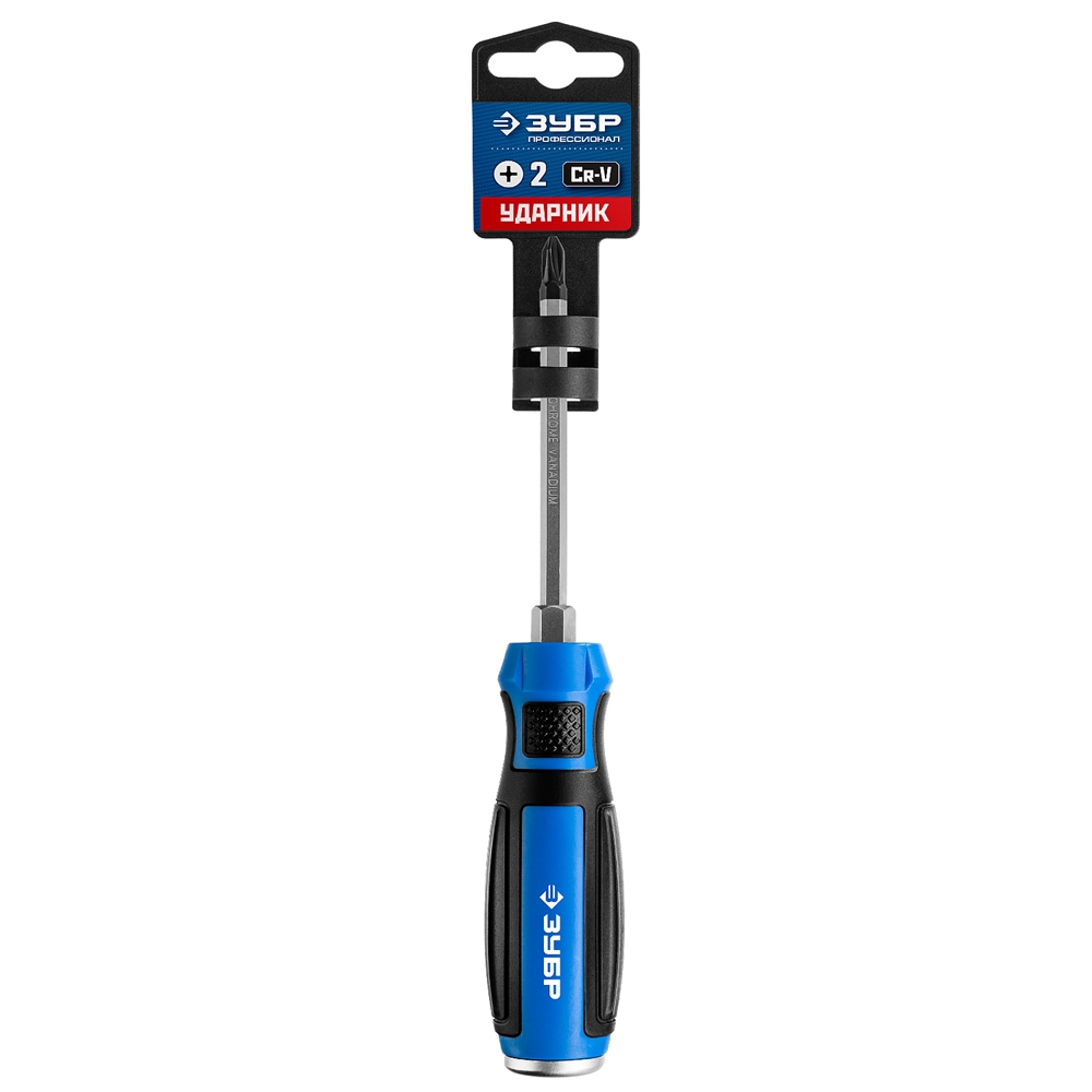 ЗУБР  Ударник, PH2 х 100 мм, ударная отвертка, Профессионал (25272-2) 25272-2