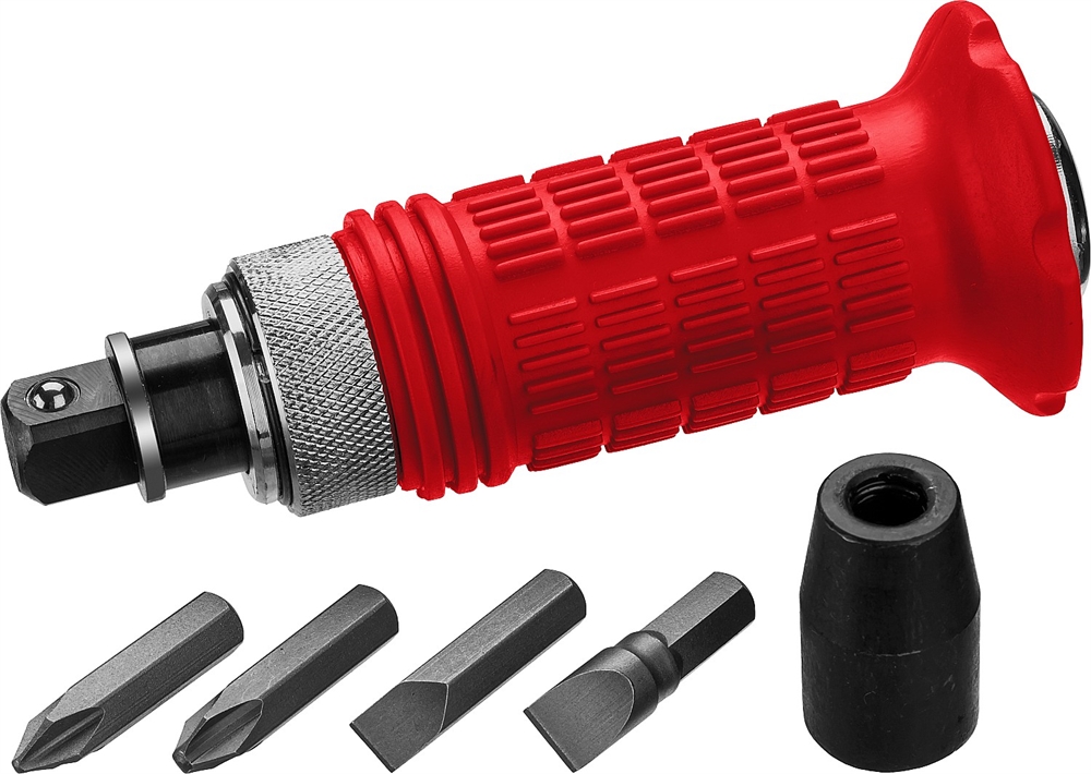 ЗУБР  6 предм., ударно-поворотная отвертка (2565) 2565