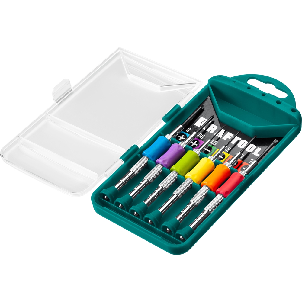 KRAFTOOL  Precision-6, 6 предм., отвертка для точных работ (25679) 25679