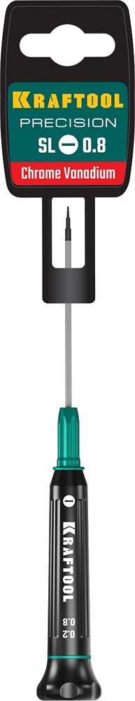 KRAFTOOL  Precision SL0.8, отвертка для точных работ (25681-0.8) 25681-0.8