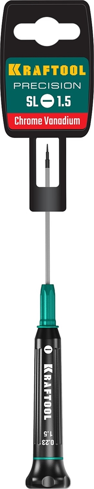KRAFTOOL  Precision SL1.5, отвертка для точных работ (25681-1.5) 25681-1.5