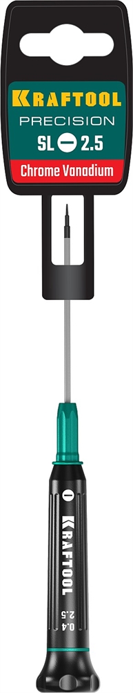 KRAFTOOL  Precision, SL2.5, отвертка  для точных работ (25681-2.5) 25681-2.5