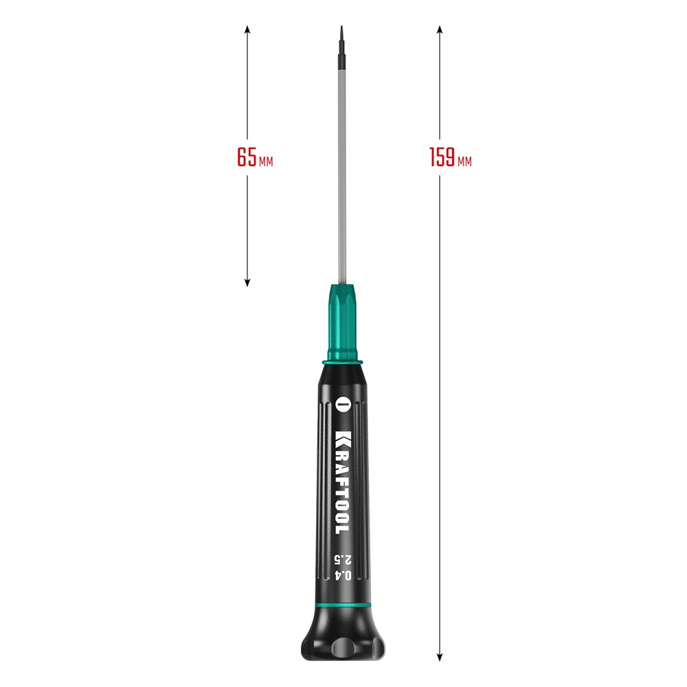 KRAFTOOL  Precision, SL2.5, отвертка  для точных работ (25681-2.5) 25681-2.5