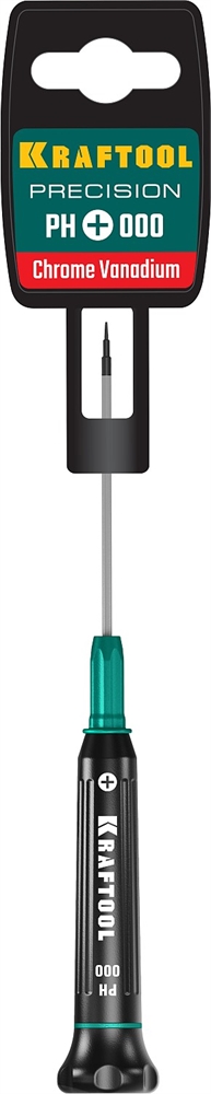 KRAFTOOL  Precision PH000, отвертка для точных работ (25682-000) 25682-000