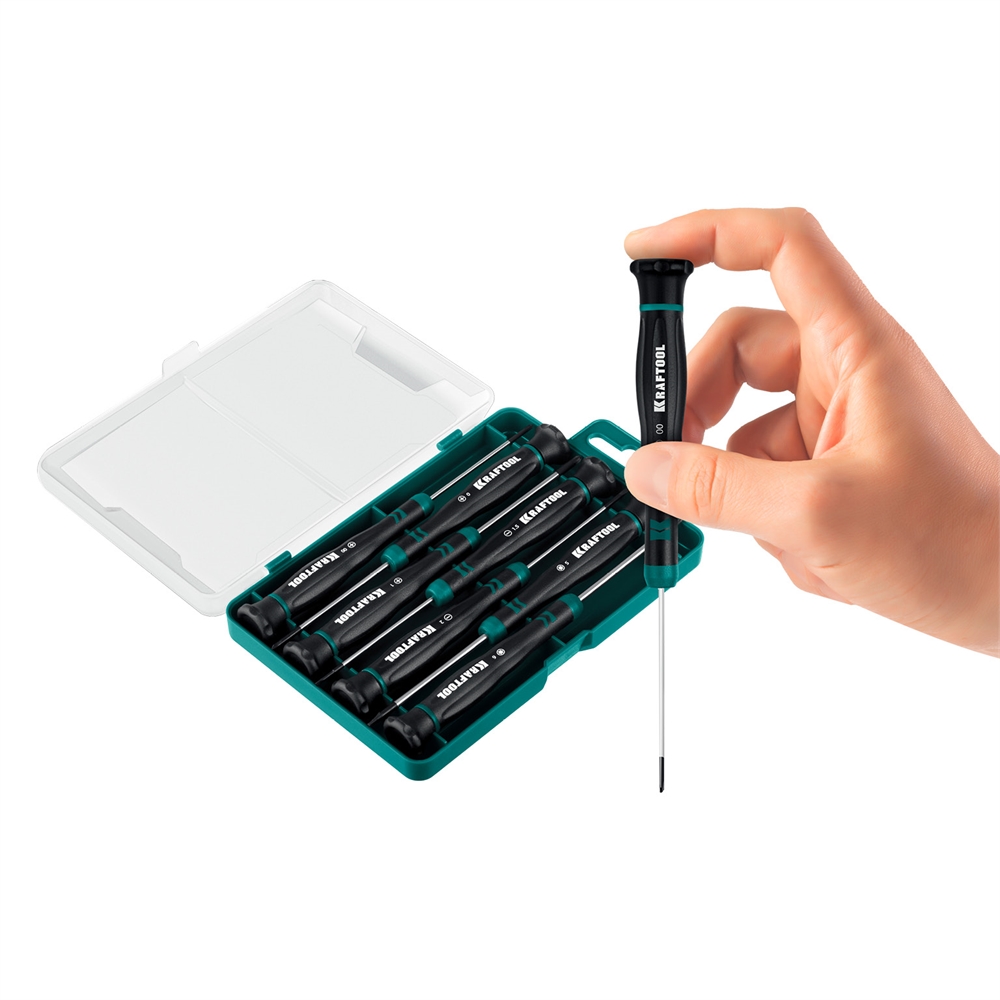 KRAFTOOL  Precision 7, 7 предм., Набор отверток (25686) 25686