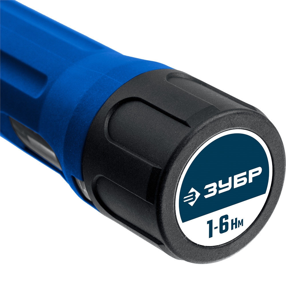 ЗУБР  регулируемая, 1-6 Нм, динамометрическая отвертка, Профессионал (64015) 64015