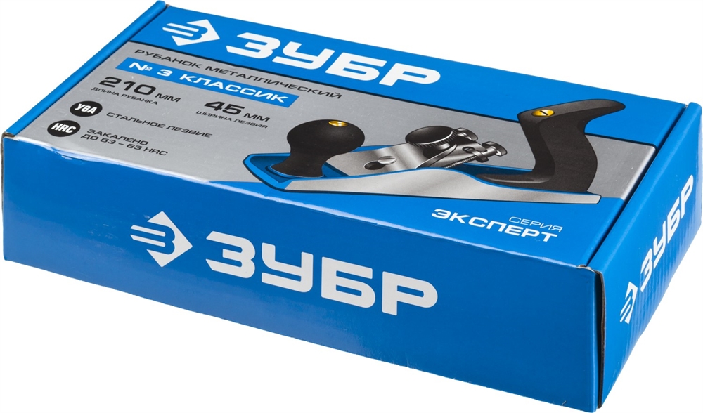 ЗУБР  210 х 55 мм, №3, металлический рубанок, Профессионал (18500) 18500