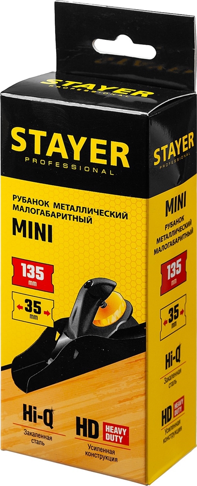 STAYER  Mini, 135 х 40 мм, металлический рубанок, Professional (1860) 1860_z02